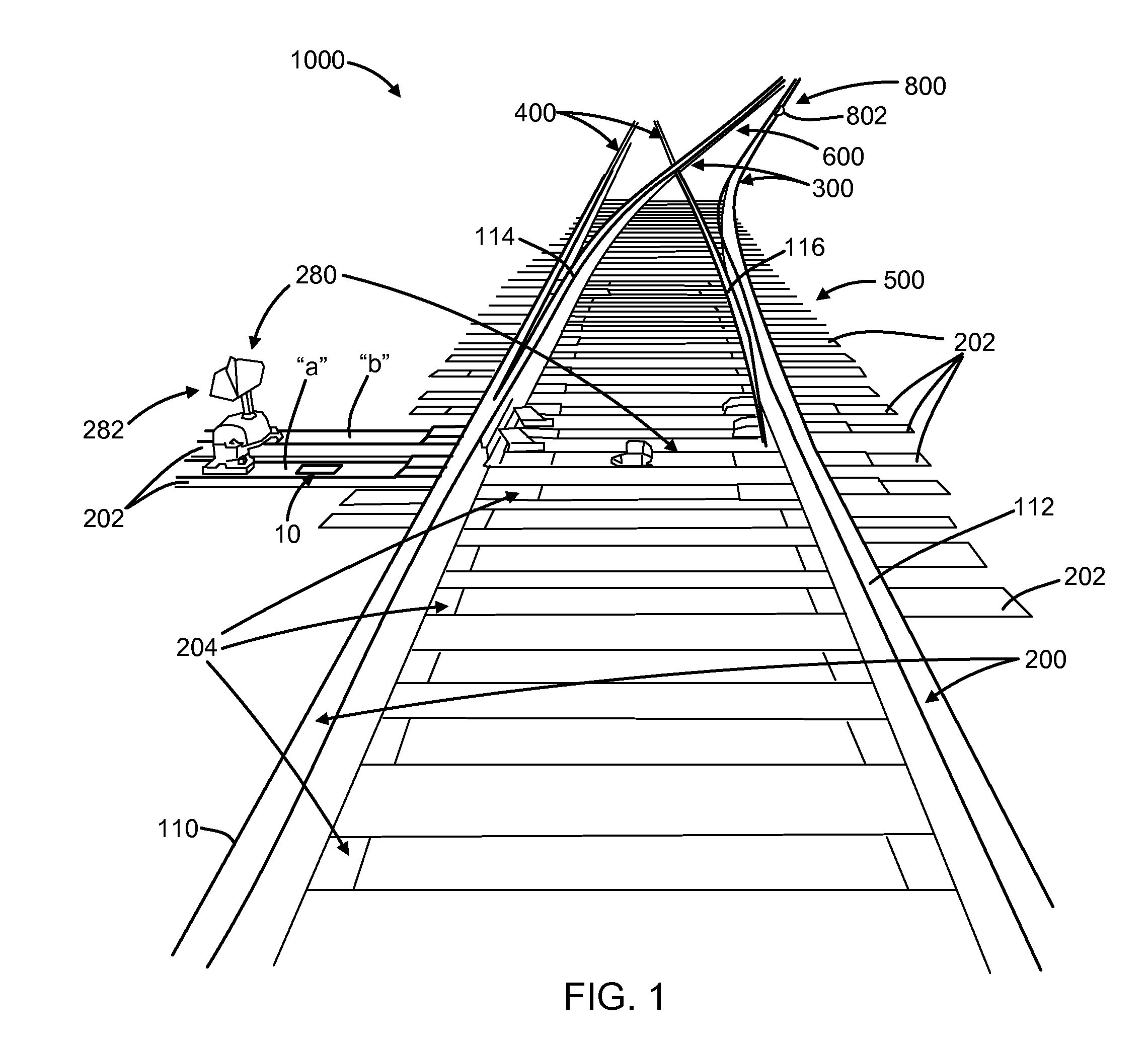 System for use in illumination of railway feature