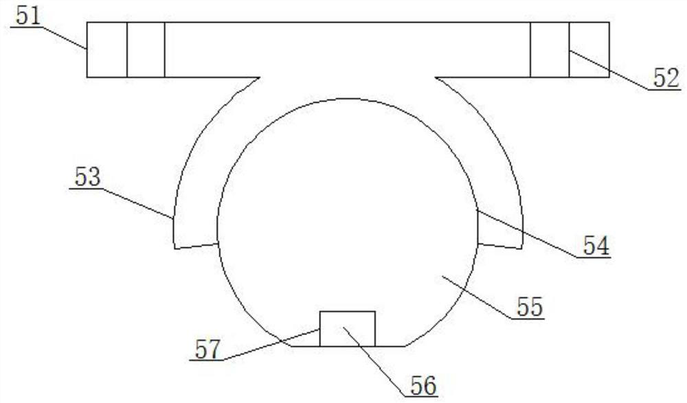 Bottom drive mounting device for a revolving door