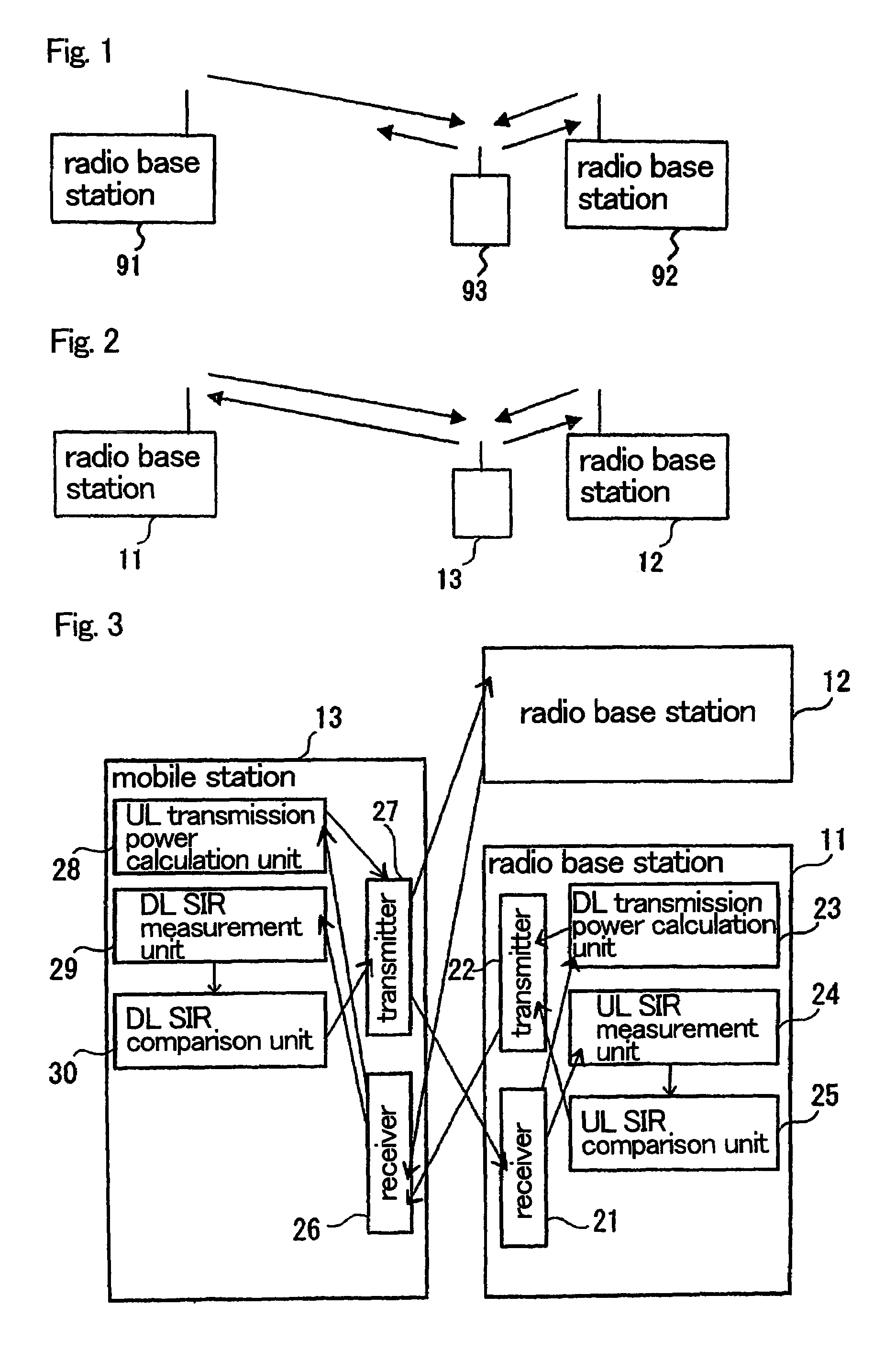 Mobile communication system with improved trackability of transmission power control