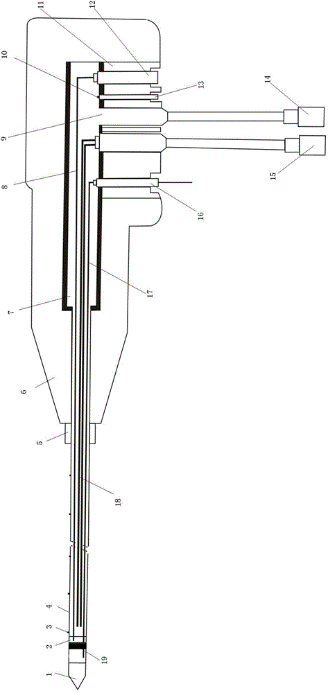 Magnetic positioning microwave ablation needle