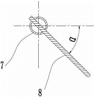 Vertical irregular agitating blade type mixer