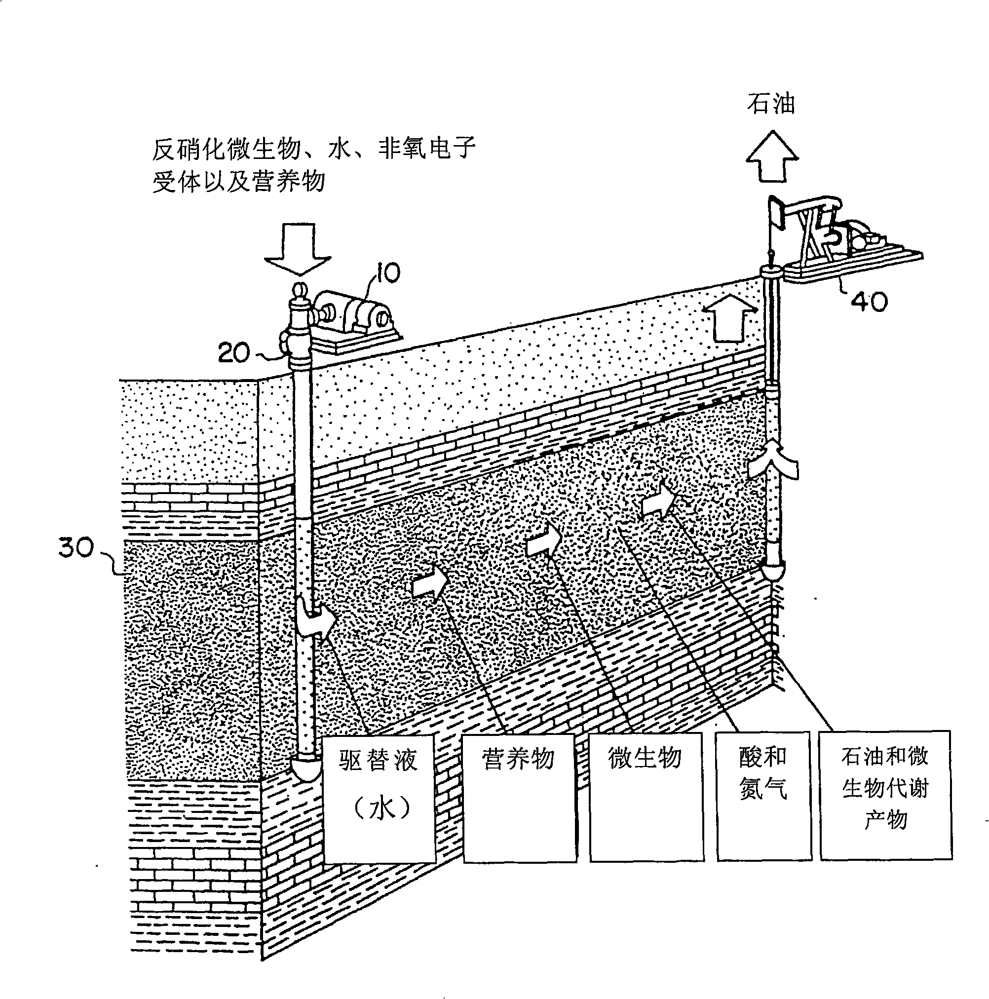 Method and preventing and reducing hydrogen sulfide of aqueous system and promoting oil recovery factor
