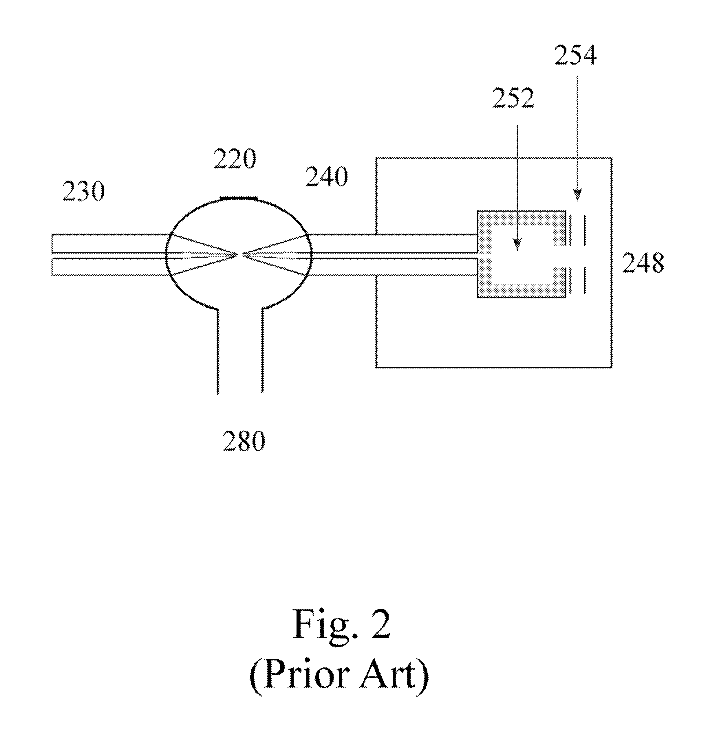 Sampling system for use with surface ionization spectroscopy