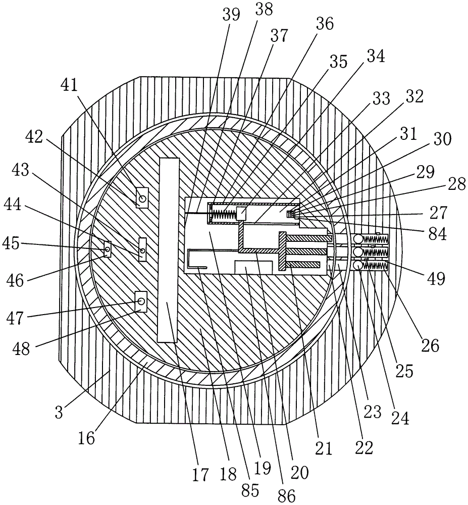 Ice ball lock system with active alarming function