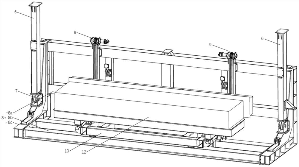 Aerial fixed type edge cleaning machine