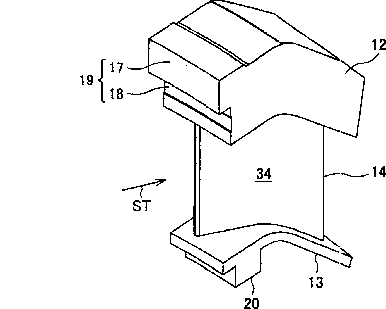 Assembly type nozzle diaphragm, and method of assembling the same