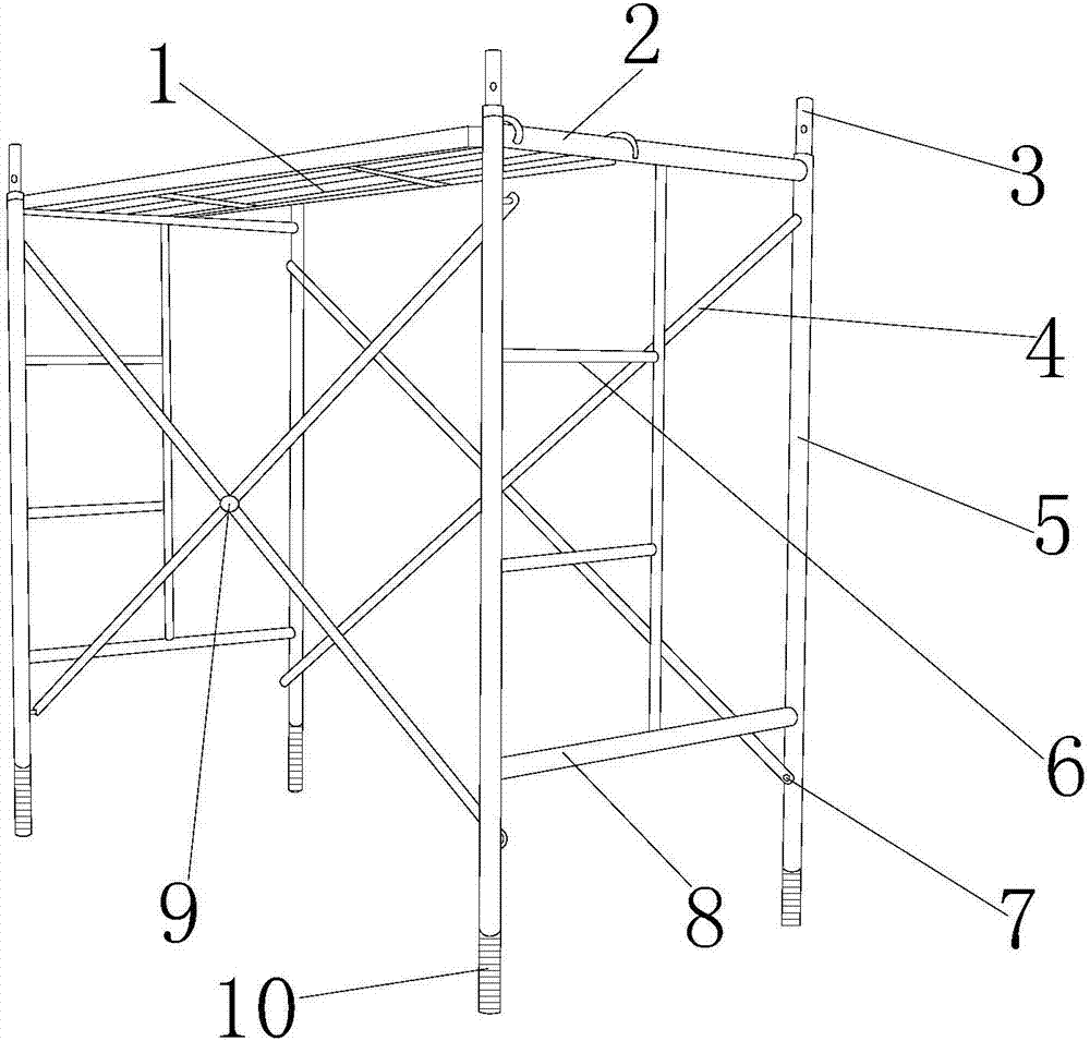 Scaffold for building device