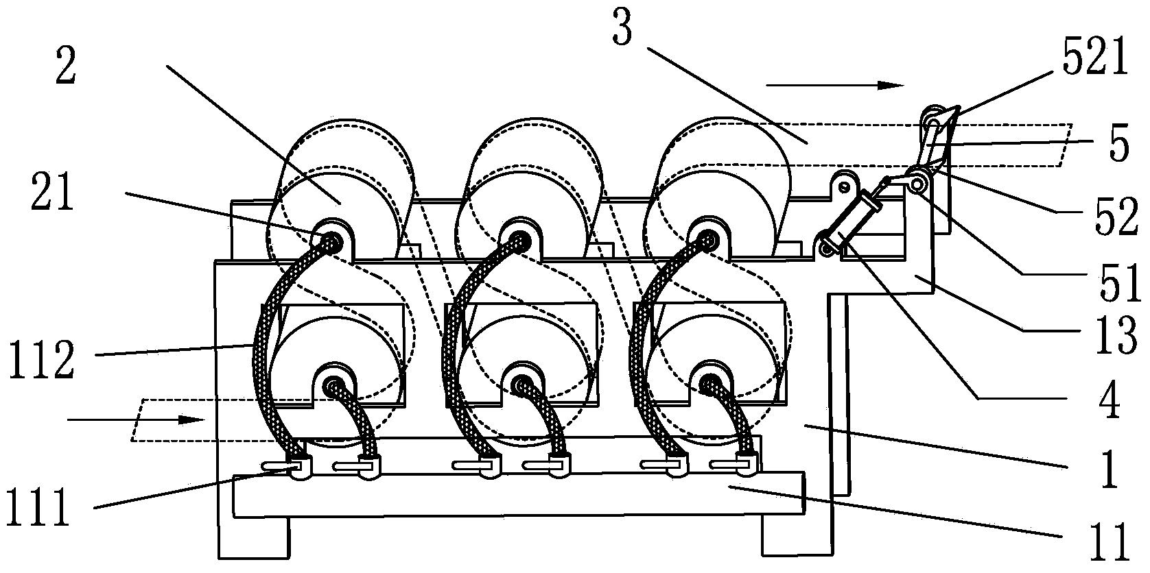 Improved structure of leather cooling device