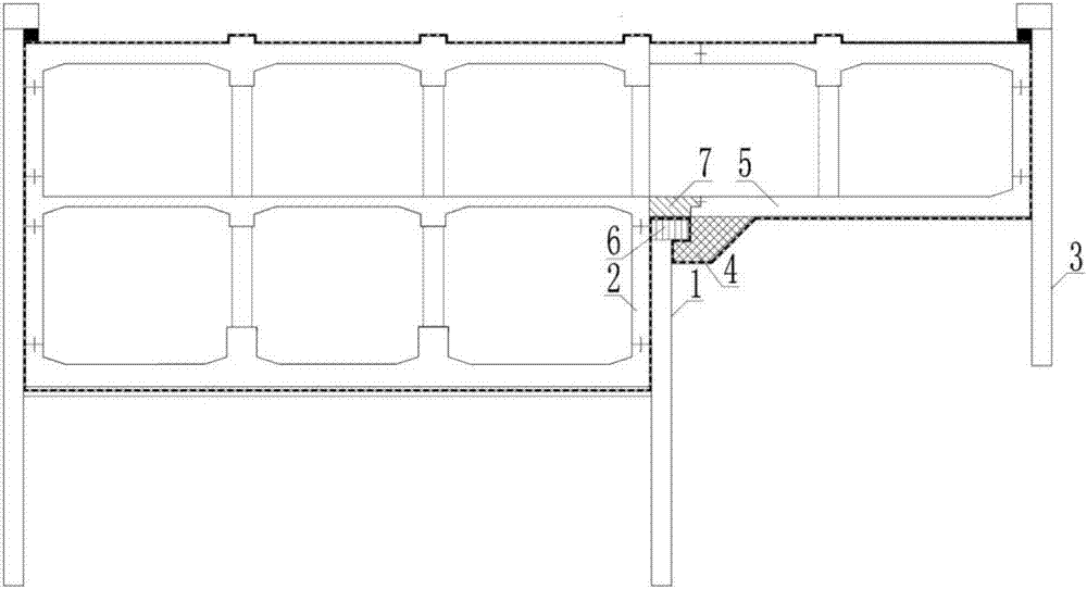 Anti-floating waterproof structure of underground building and construction method
