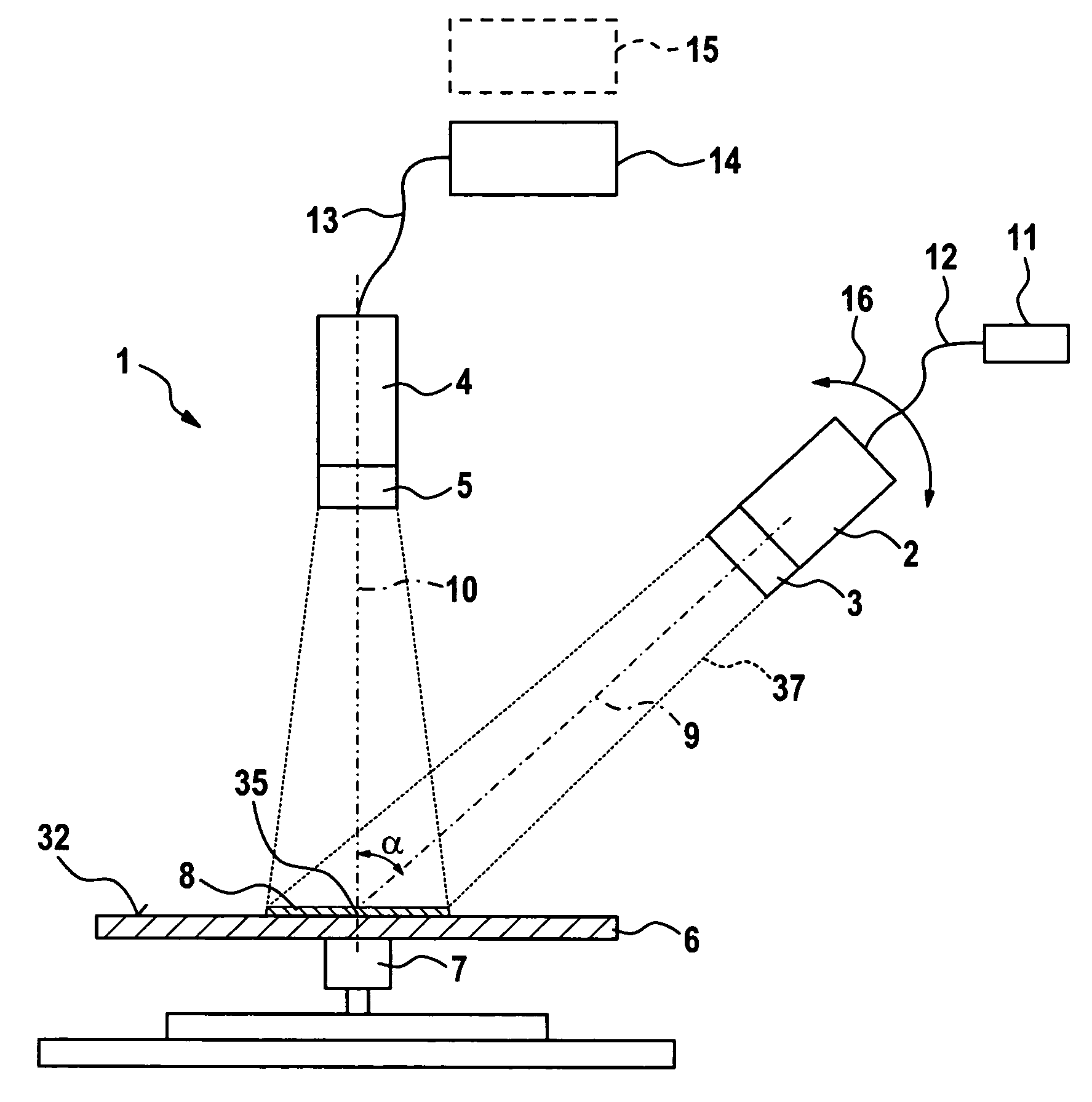 Apparatus for inspection of a wafer