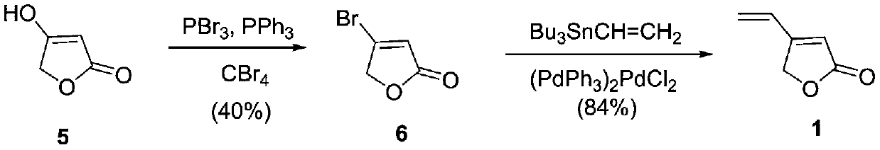 Method for synthesizing 4-vinyl-2(5H)-furanone