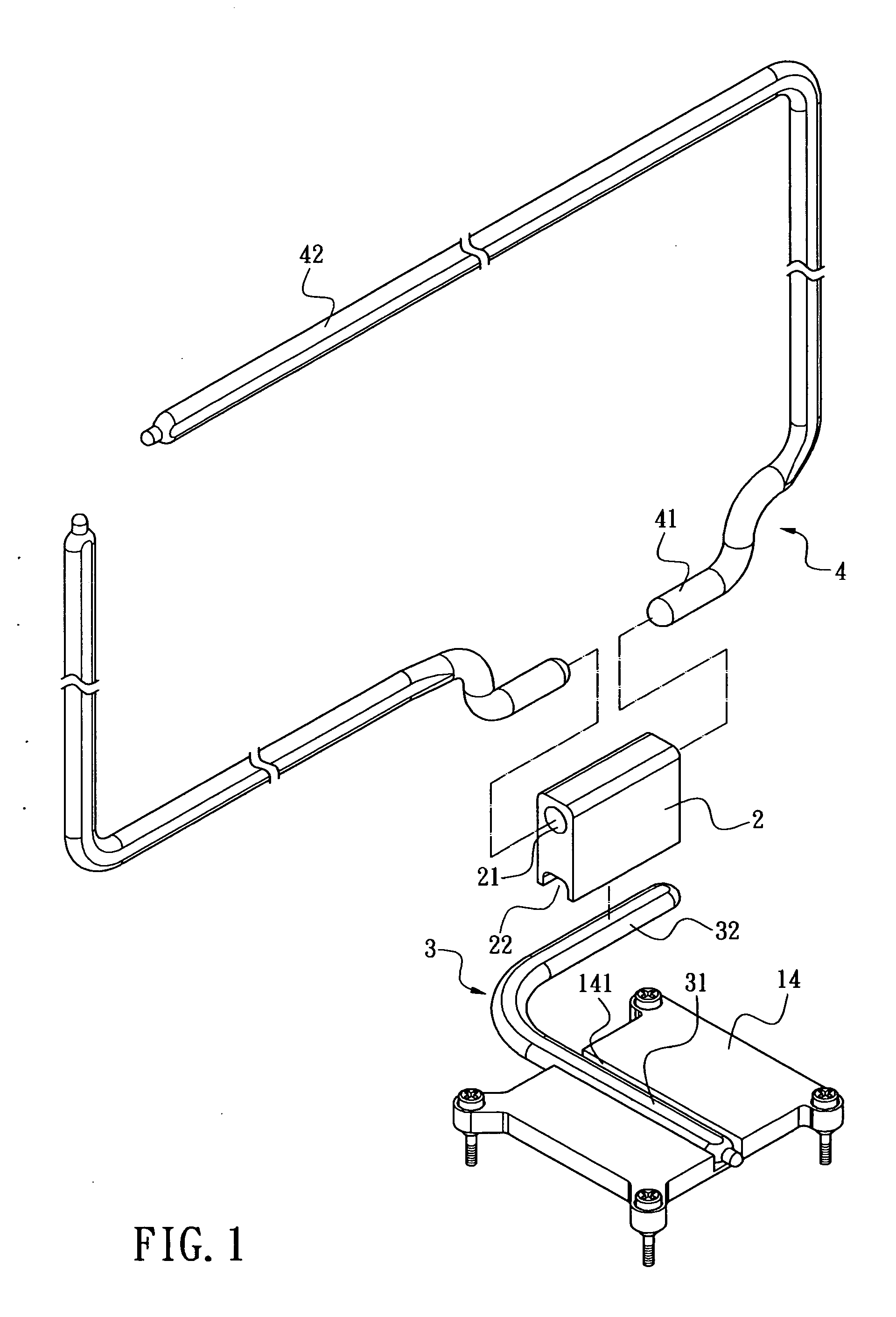 Heat-dissipation apparatus of portable computer