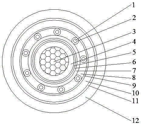 Dynamic control composite flexible cable for city track traffic