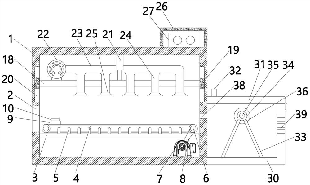 Energy-saving intelligent drying equipment for textile fabric