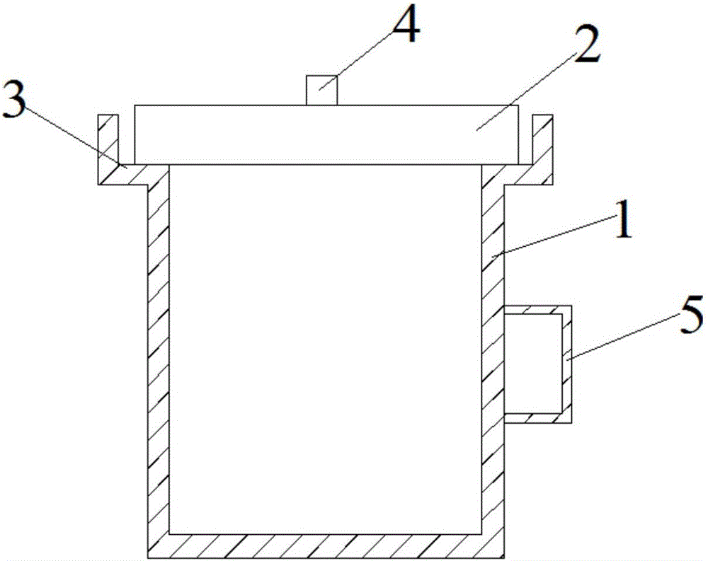 Food container used for microwave oven heating