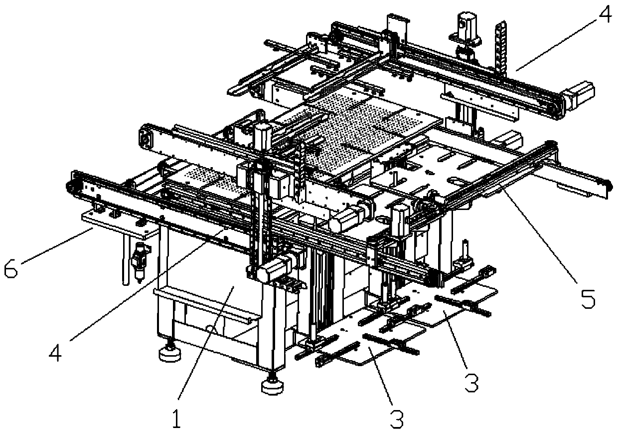 Automatic double-row film tearing machine