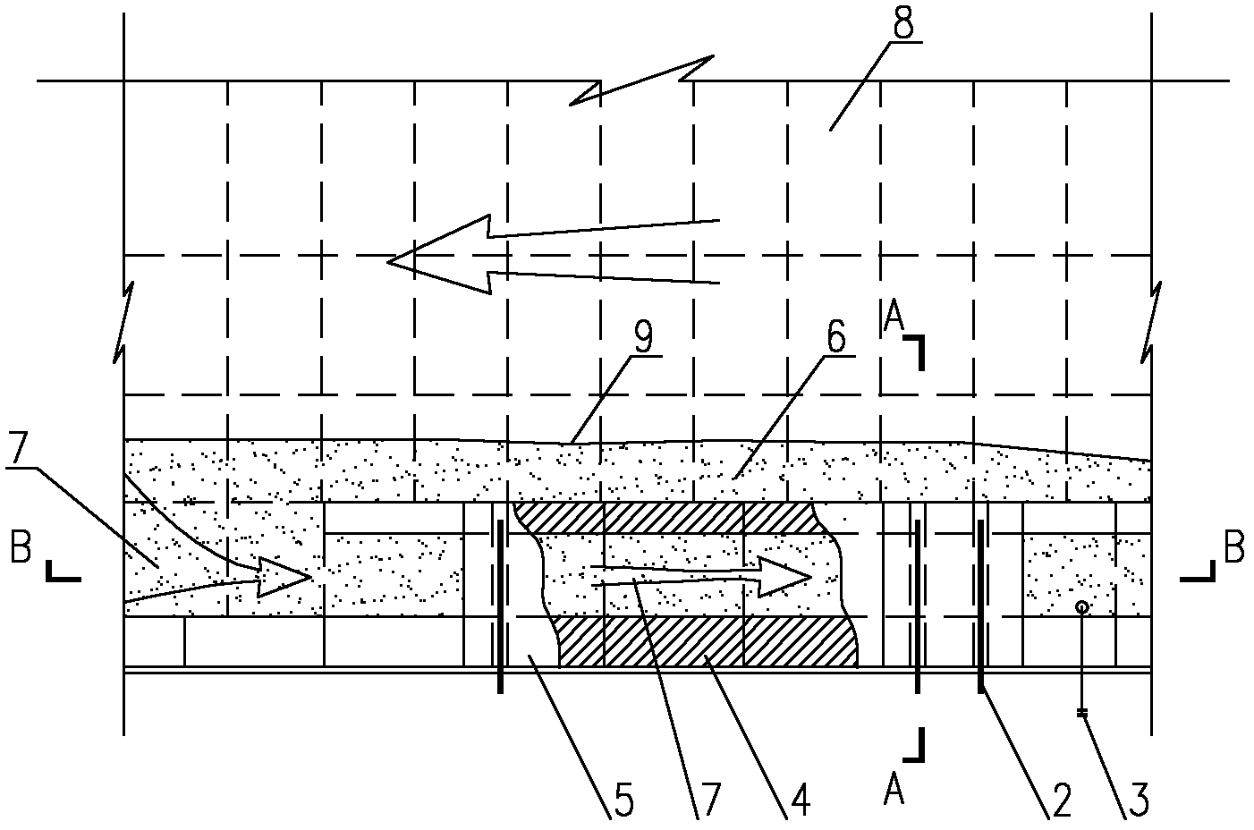 On-line heating device and method for tin liquor backflow in float glass tin bath