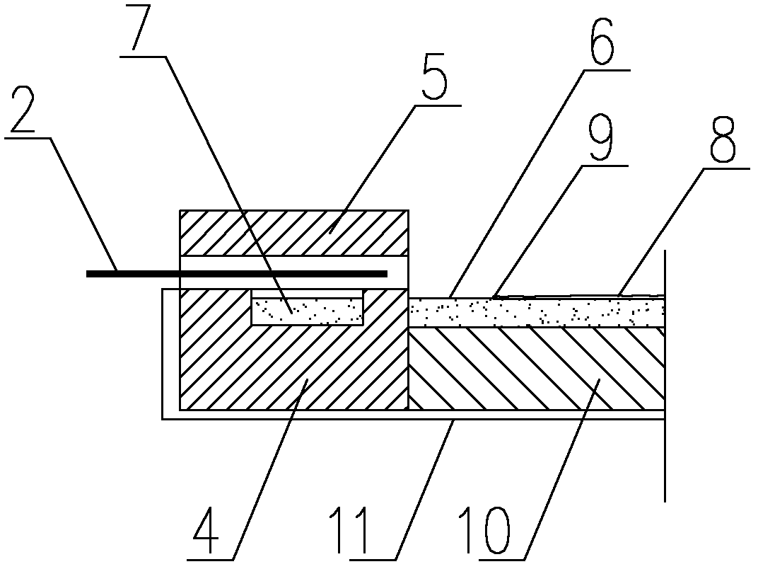 On-line heating device and method for tin liquor backflow in float glass tin bath