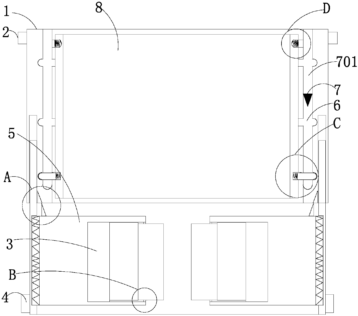 Adjustable uniform distribution atomization test tool