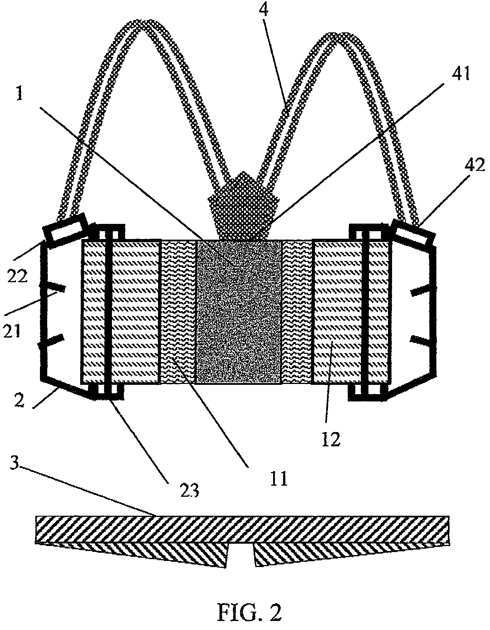 Apparatus for working the abdominal muscles while protecting the back and promoting diaphragmatic breathing