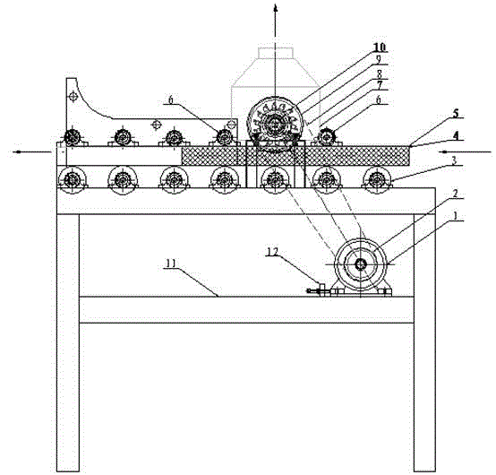 Rock wool board thickness dimension milling device