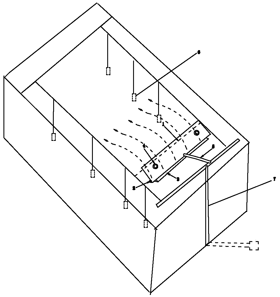 Unpowered water circulation device for fry hatching pond