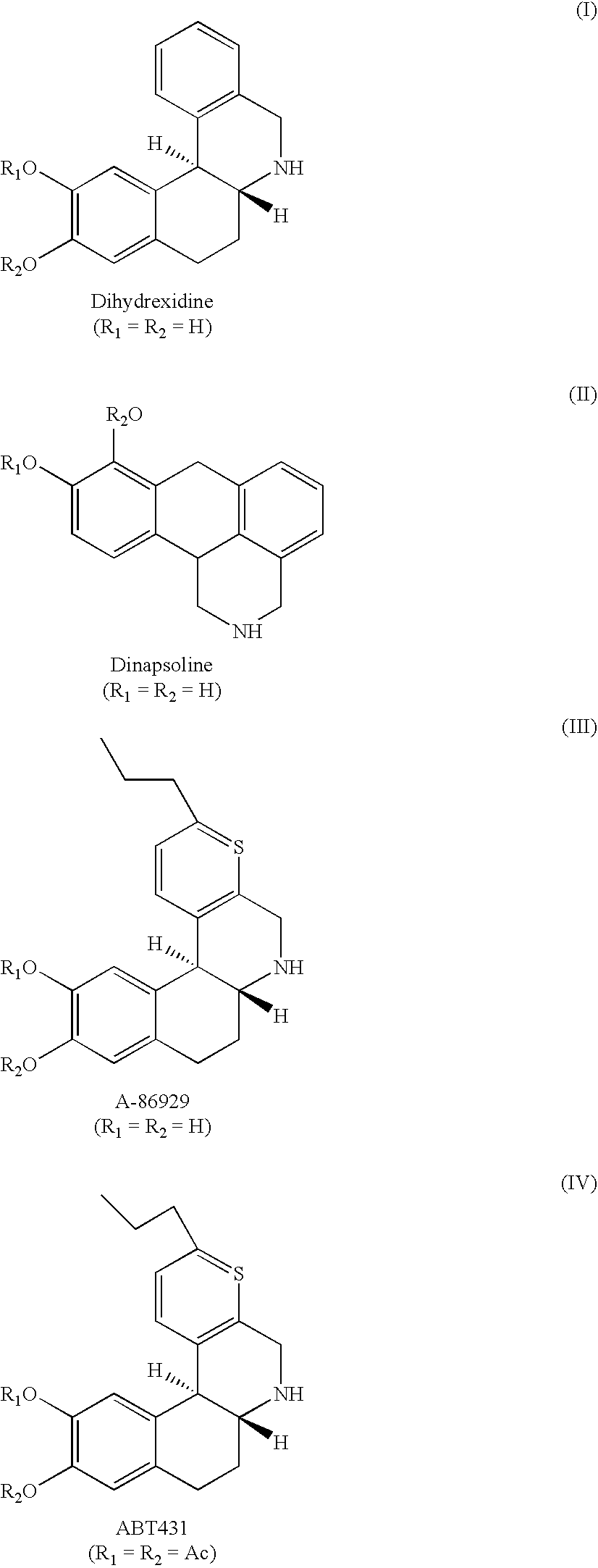 Mono-ester and asymmetrically substatuted di-ester pro-drugs of dopamide D1 receptor agonists