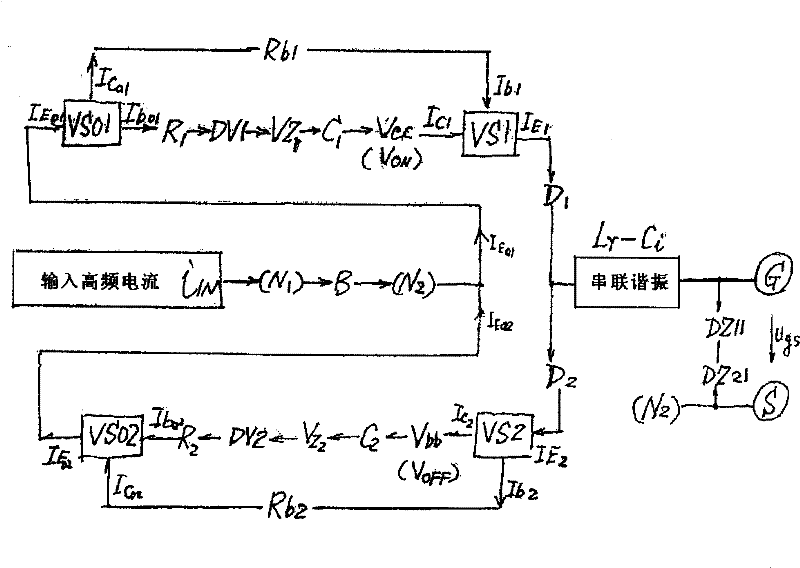 Resonance drive modular control method with dynamic power supply