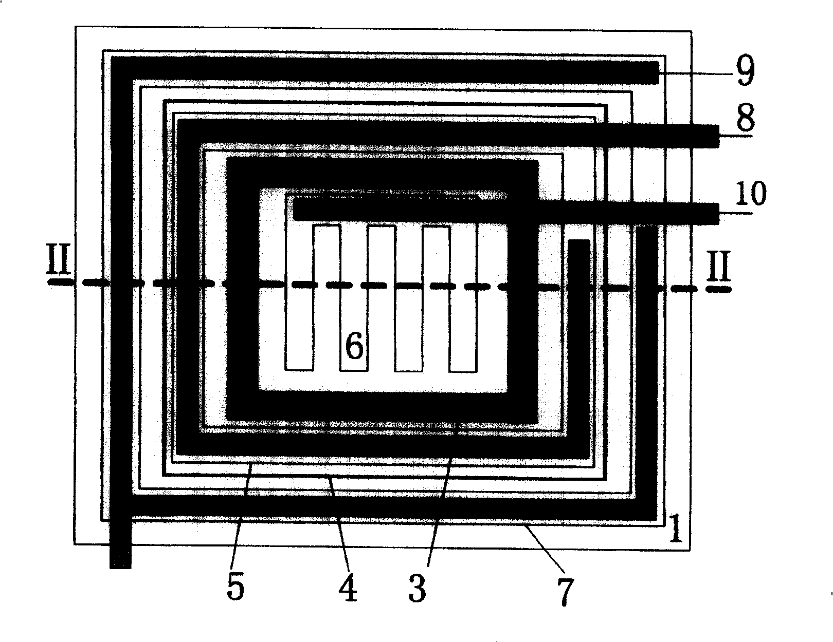 Silicon photoelectric probe compatible with deep submicron radio frequency technology