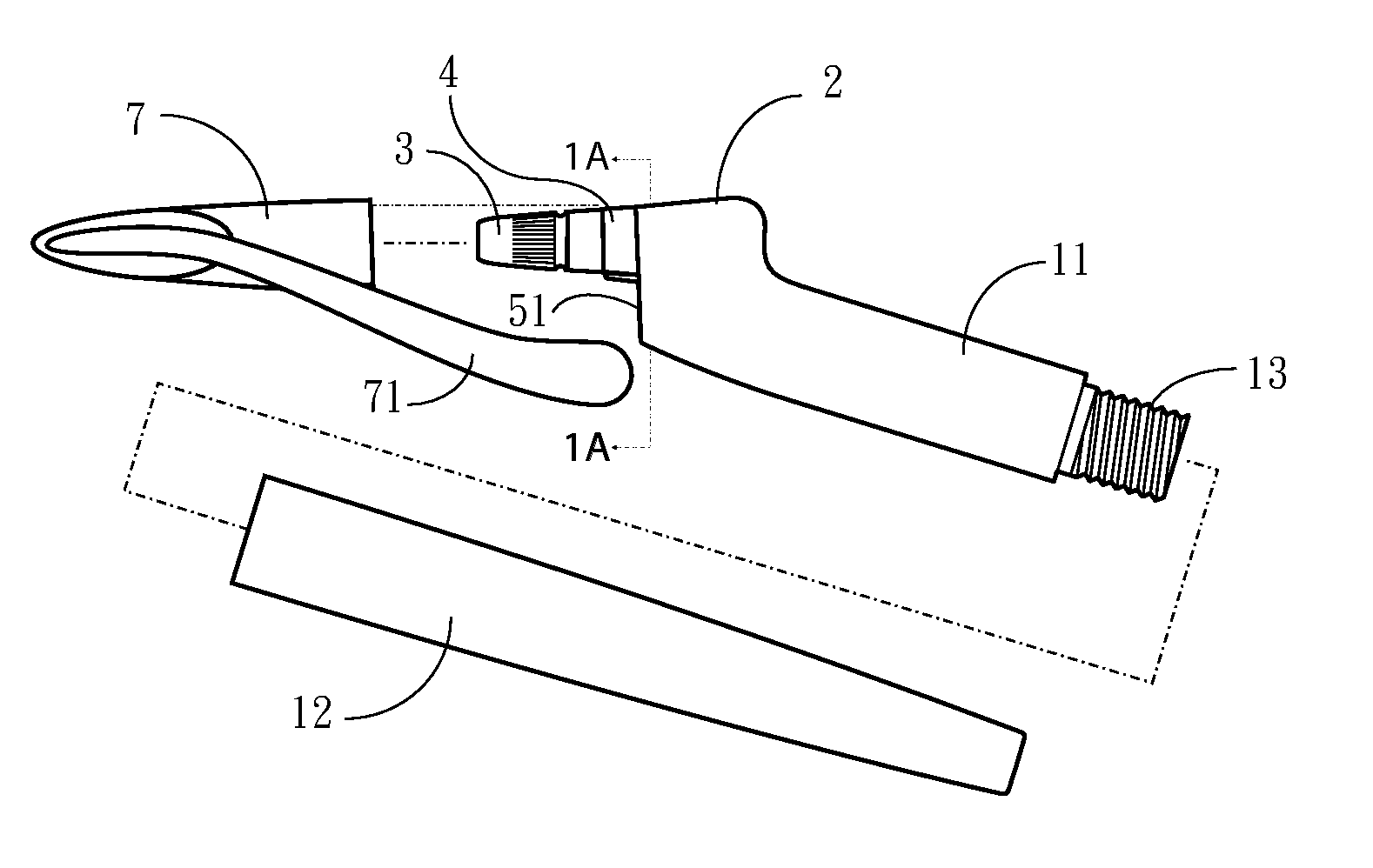 Offset Pen Structure for Rapid Assembling