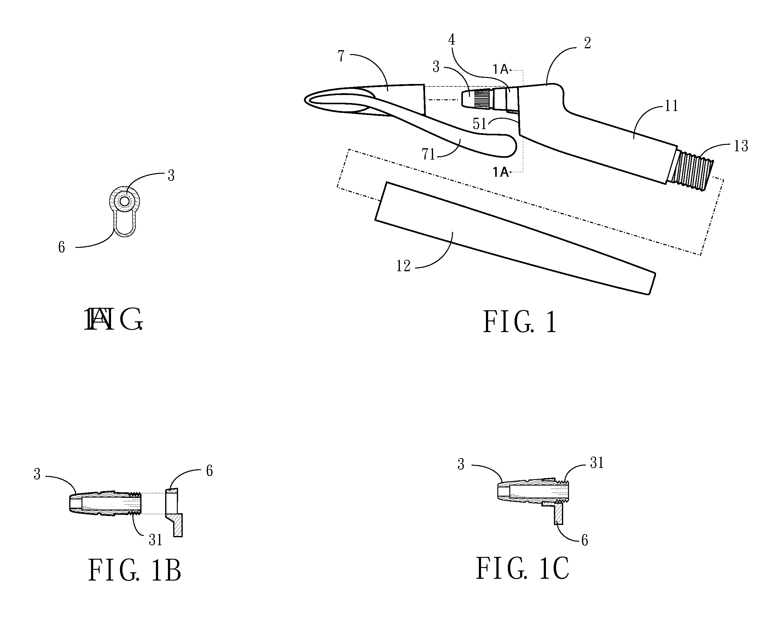 Offset Pen Structure for Rapid Assembling