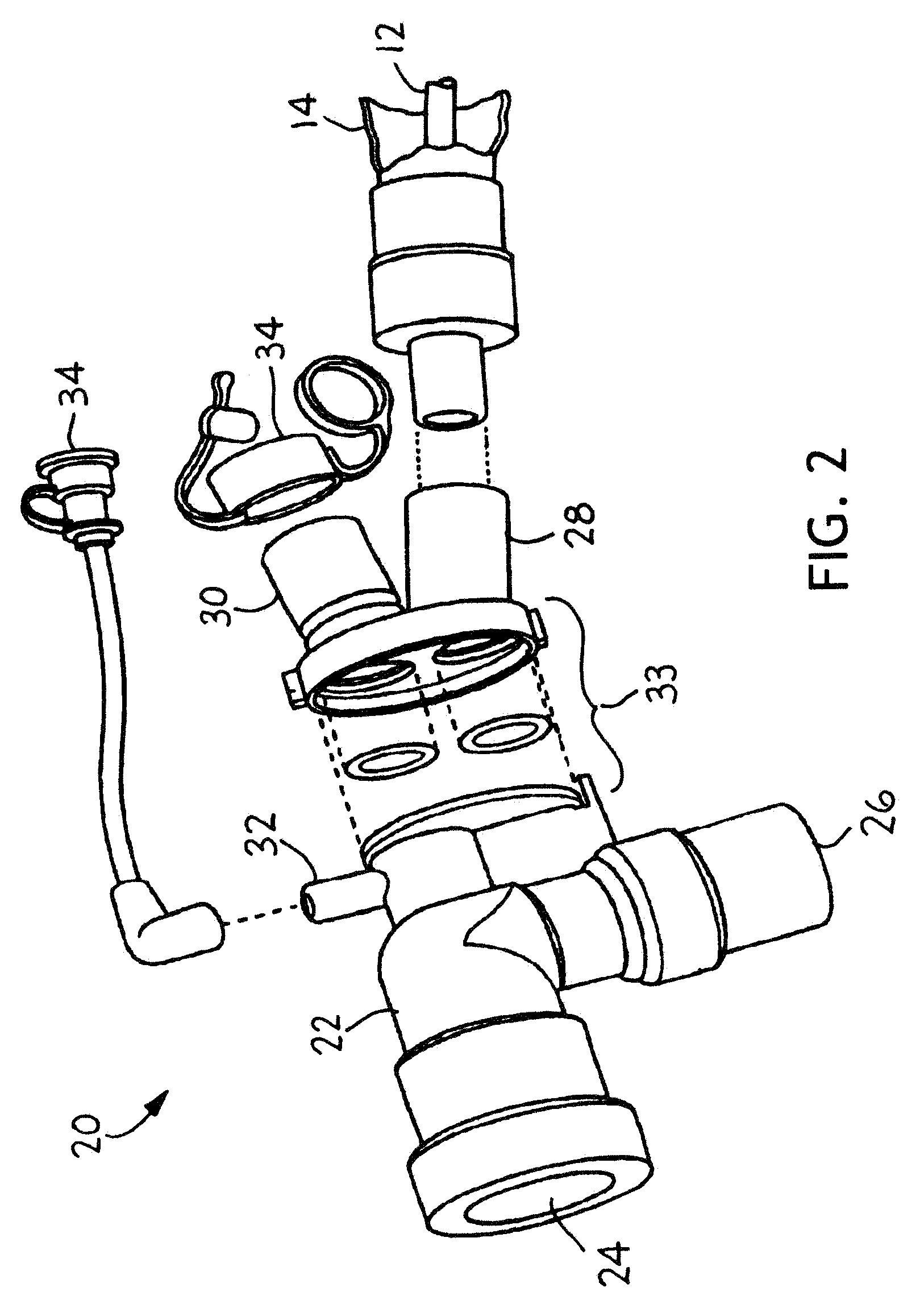 Port Sealing Cartridge for Medical Ventilating and Aspirating Devices