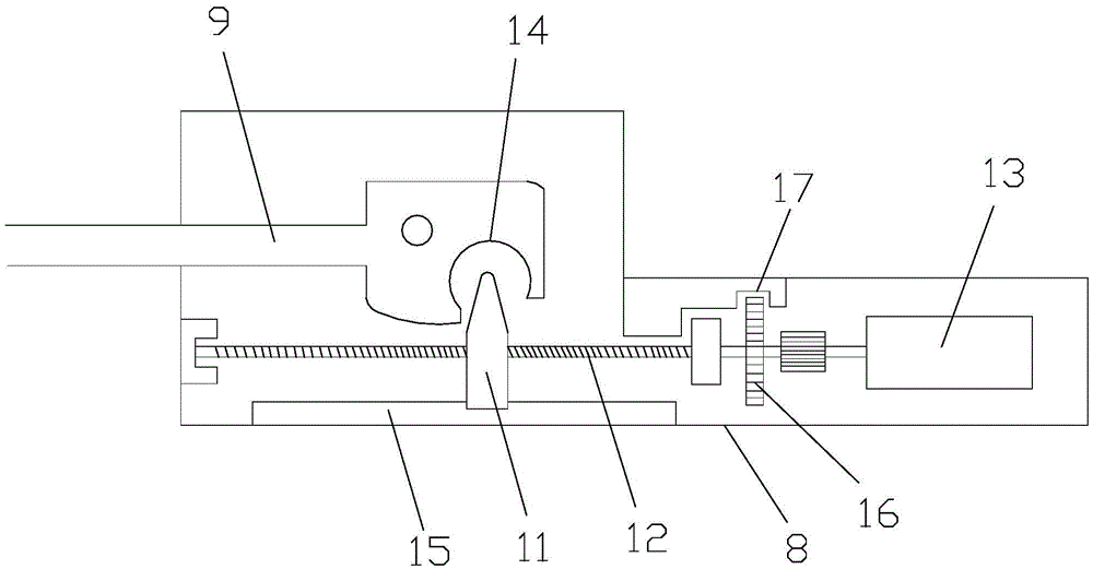 Shell opening and closing system of unmanned helicopter