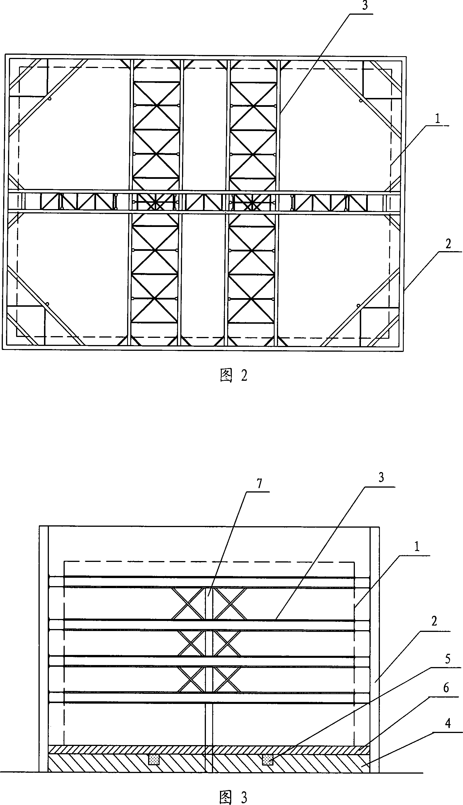 Underwater bridge foundation construction method
