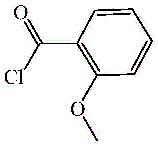 Preparing method for o-methoxybenzoyl chloride