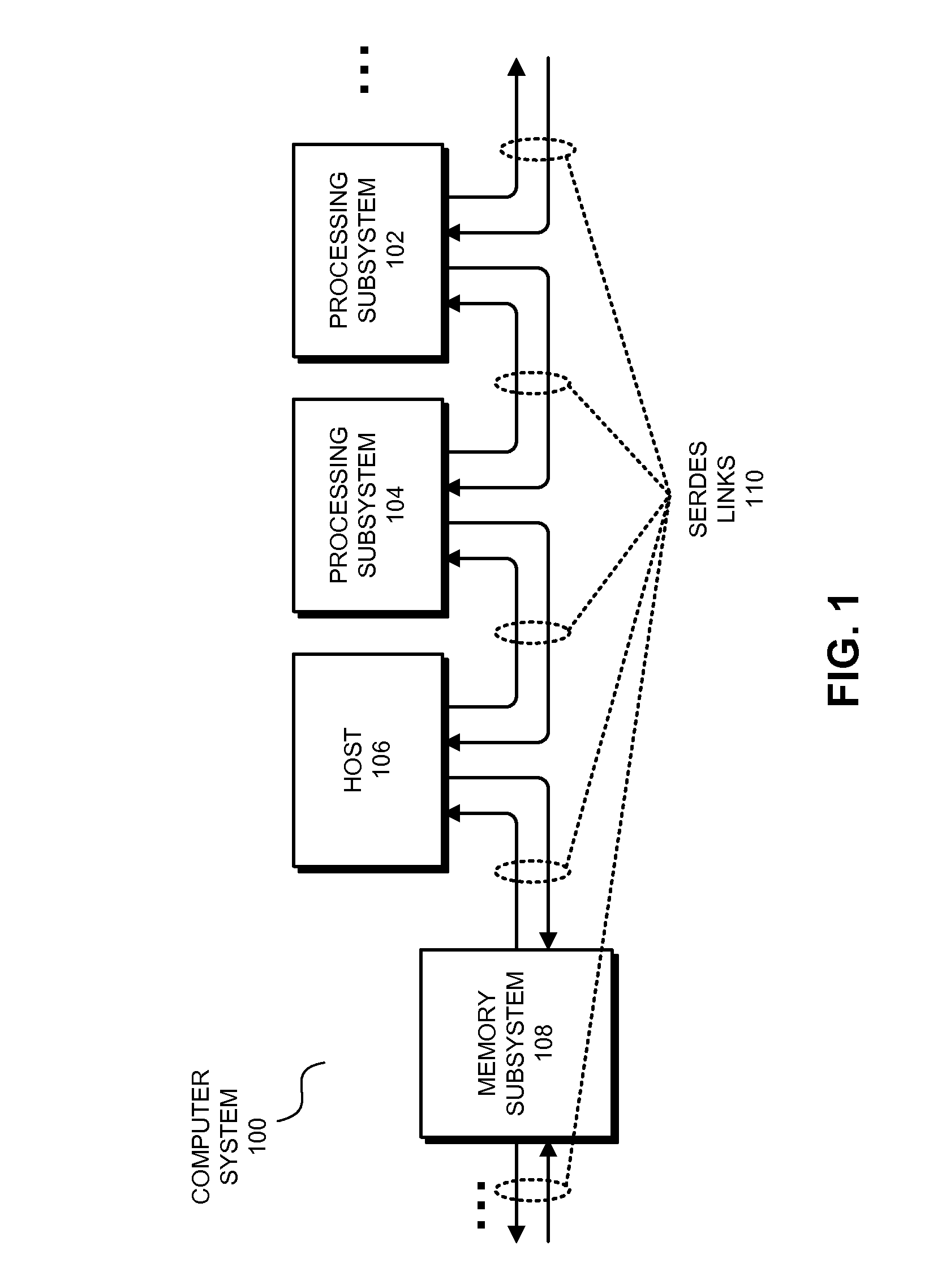 Method and apparatus for modulating the width of a high-speed link
