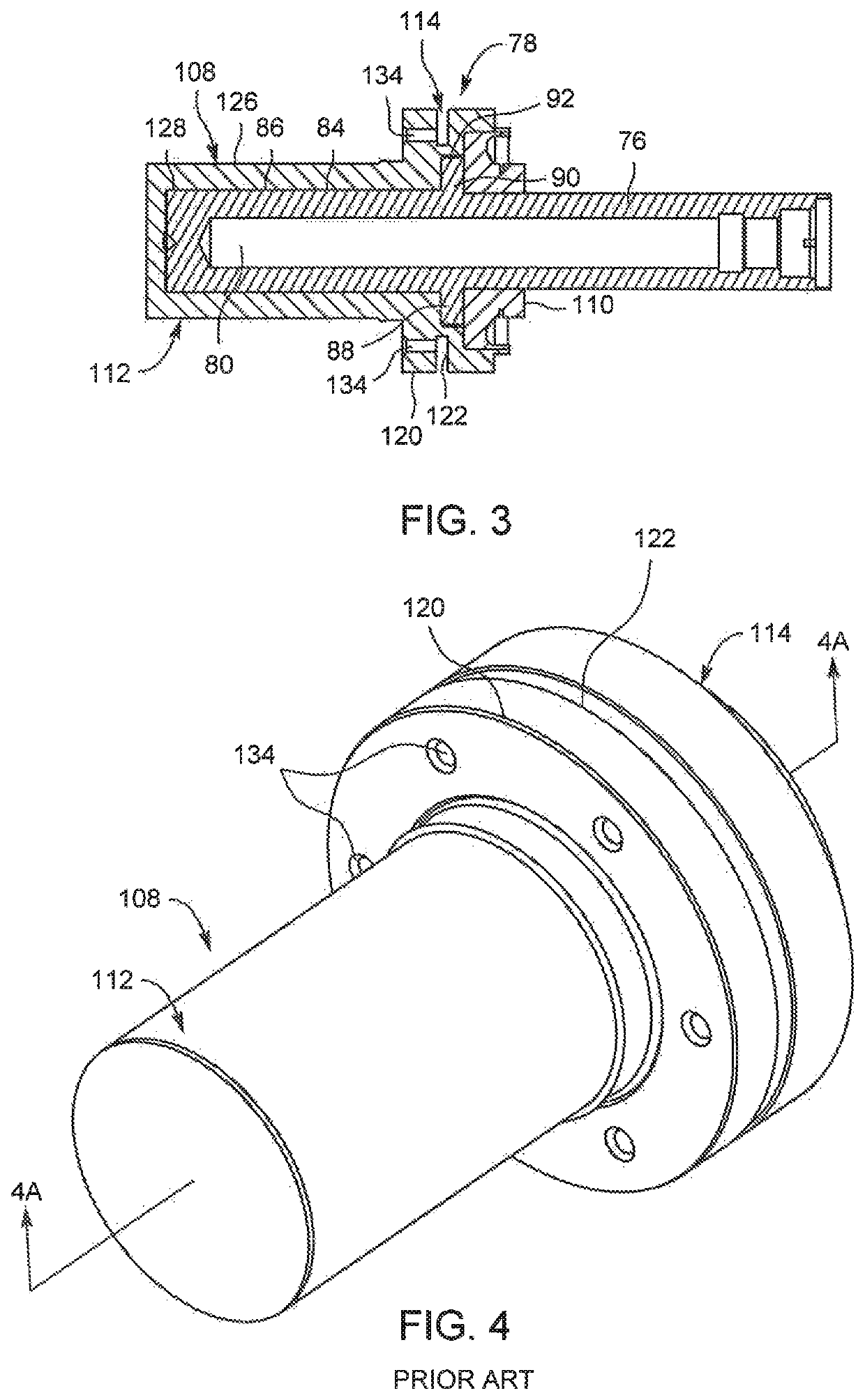 Spiral groove bearing assembly with minimized deflection