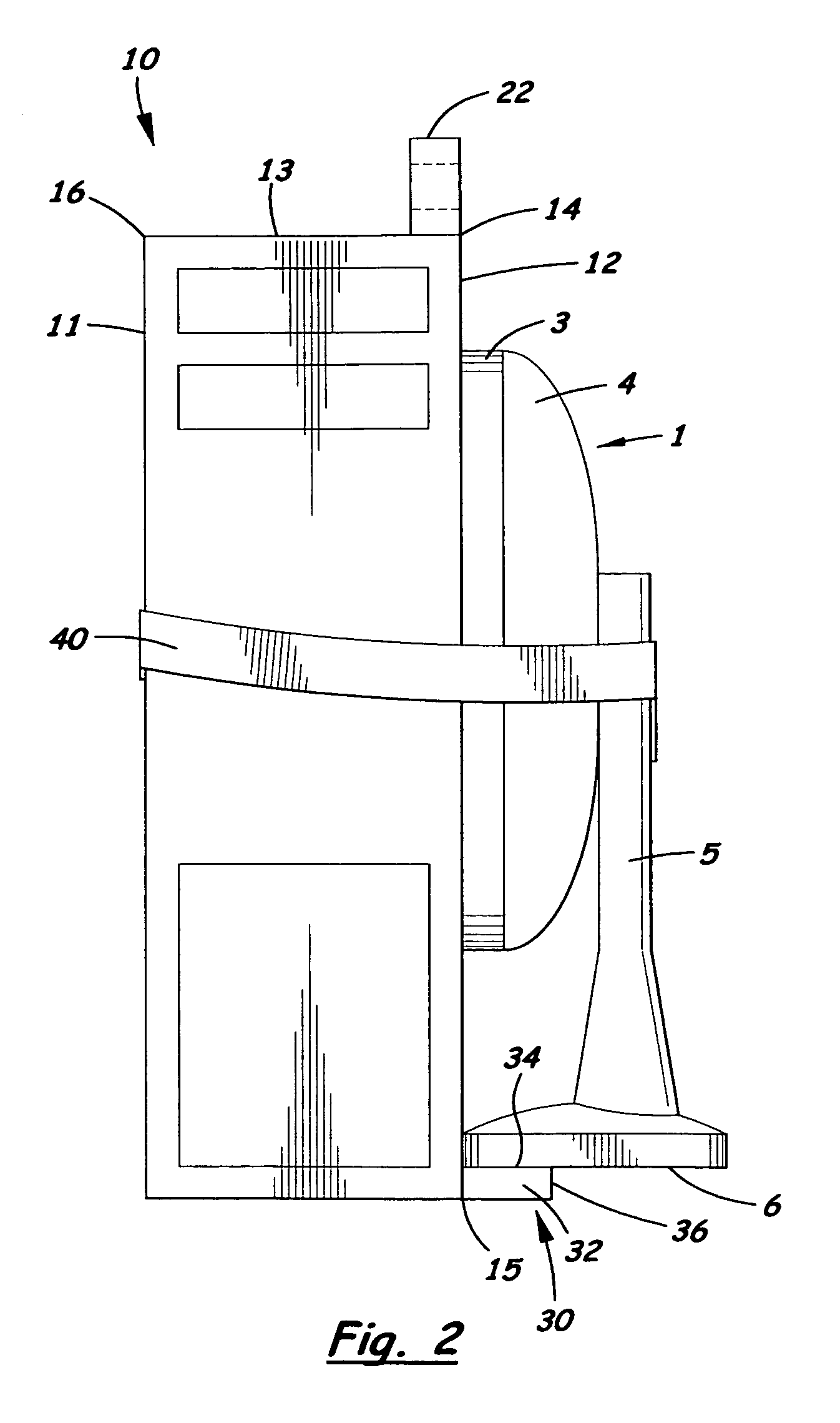 System for facilitating transport of a desktop/tower computer case and display monitor