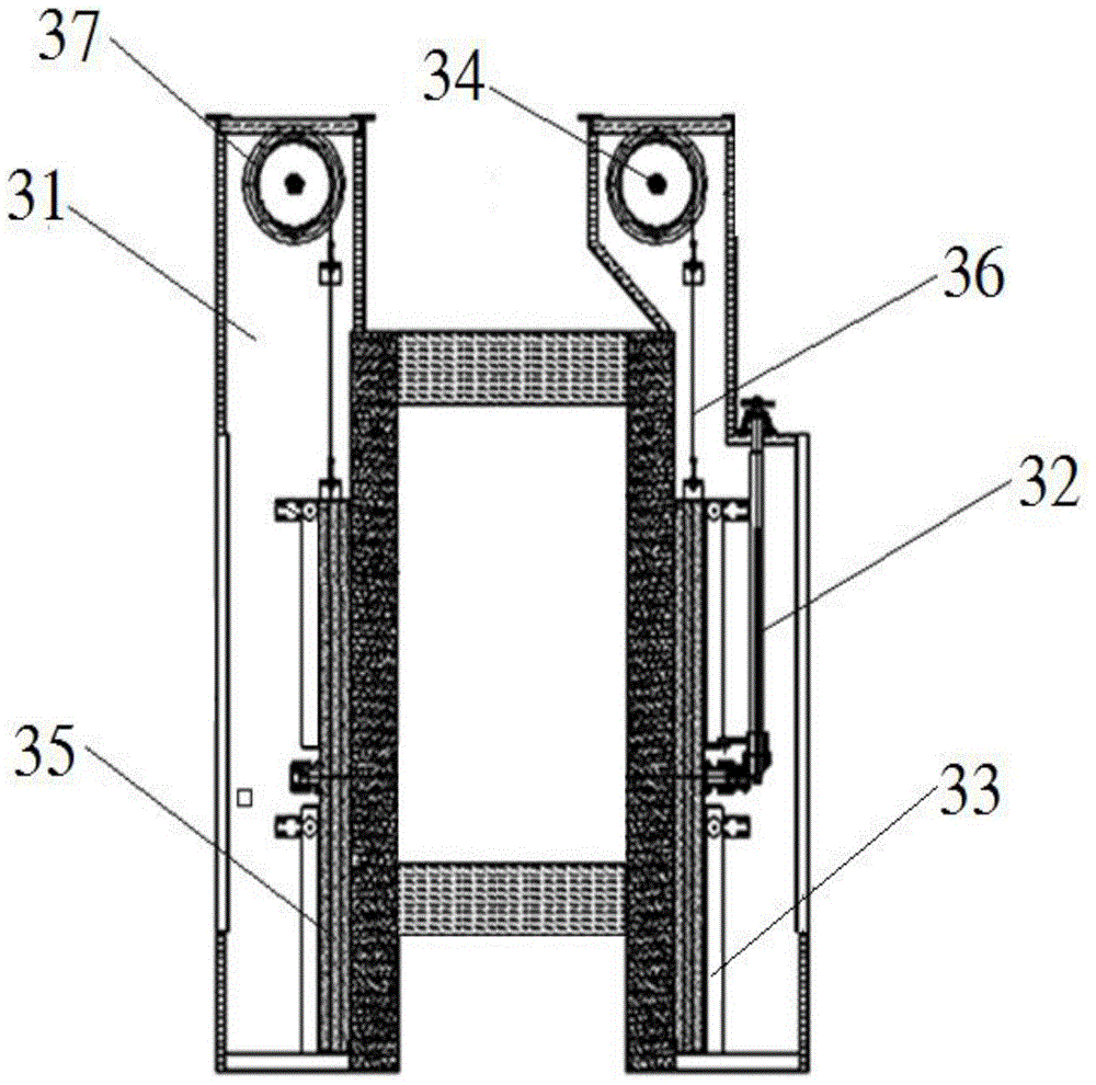 Multi-layer roller hearth waste heat utilization cyclic furnace and waste heat recovery method thereof