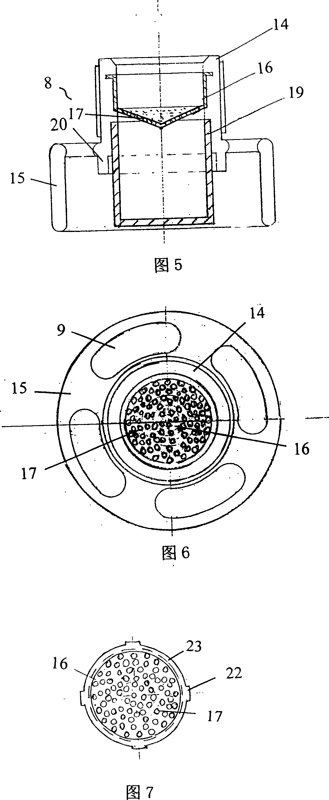 Device for grinding medical tablets