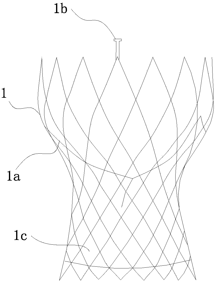 Peripheral-leakage prevention stent device with covering film, processing method, skirt hem wrinkling method and cardiac valve