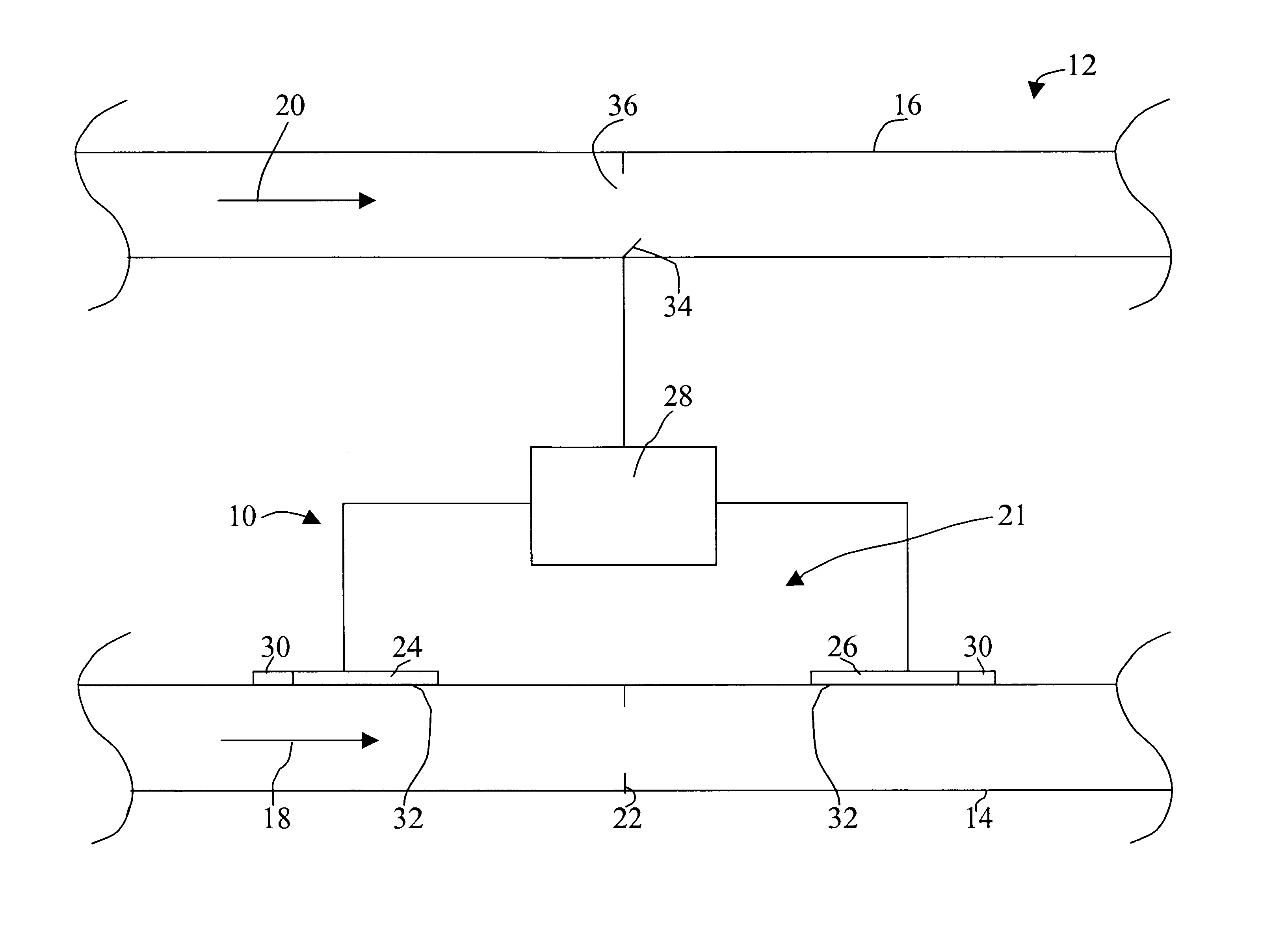 Flow measuring device based on predetermine class of liquid