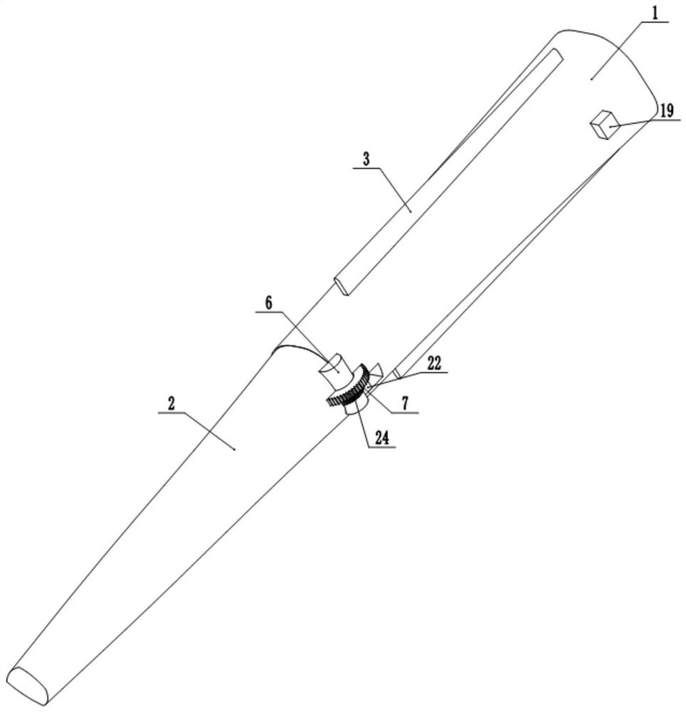 Wind-resistant wind power blade