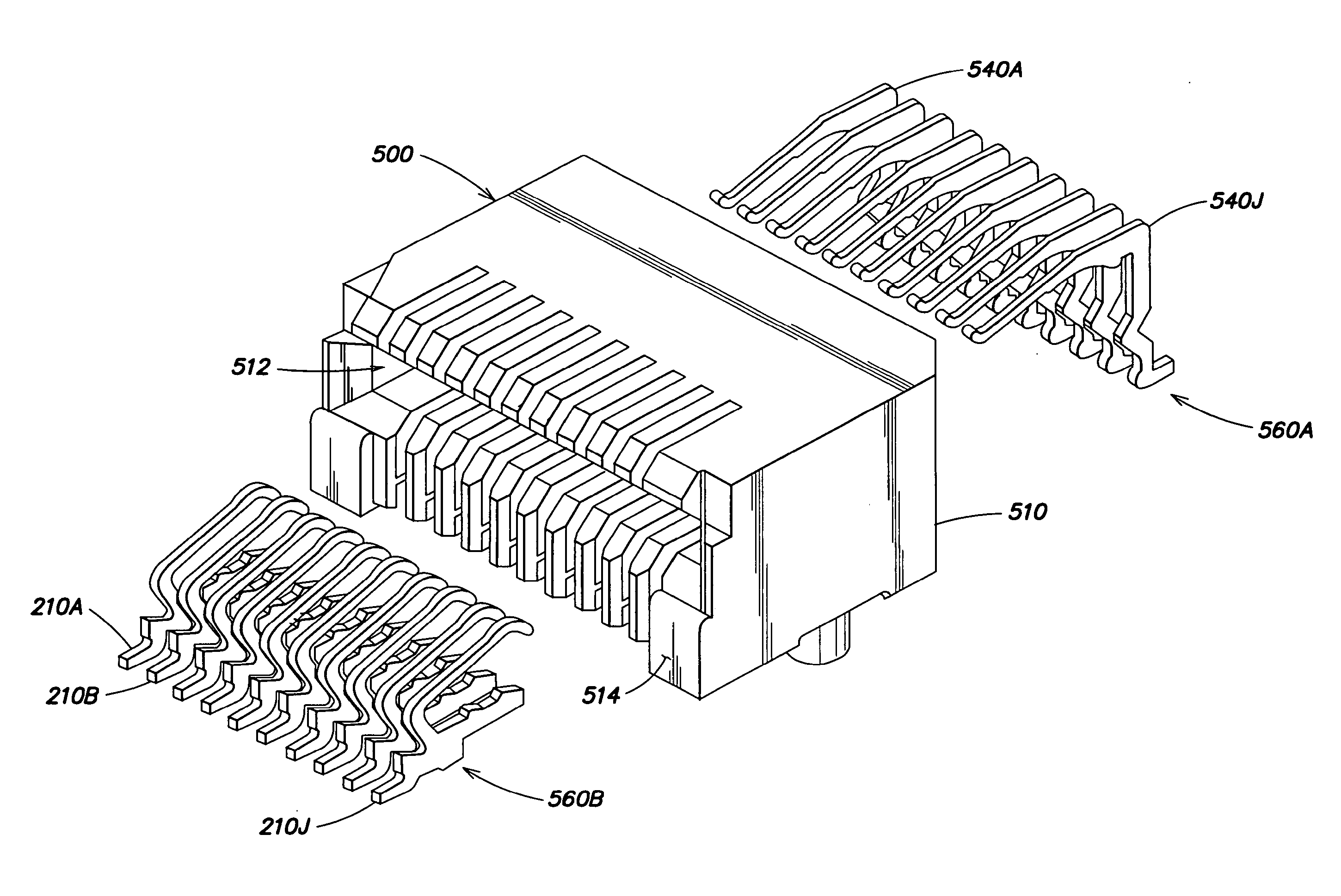 High performance, small form factor connector