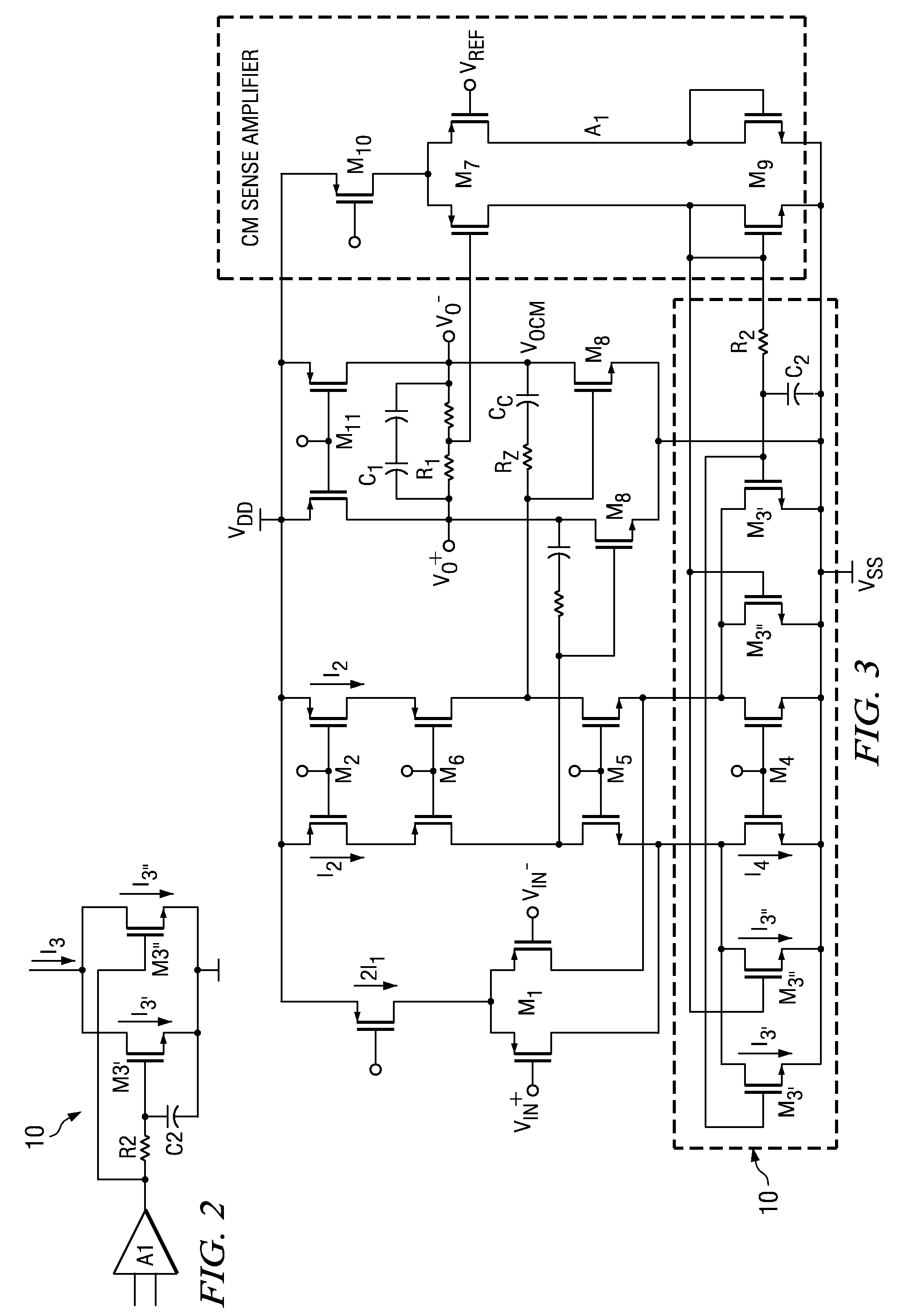 Multi-path common mode feedback for high speed multi-stage amplifiers