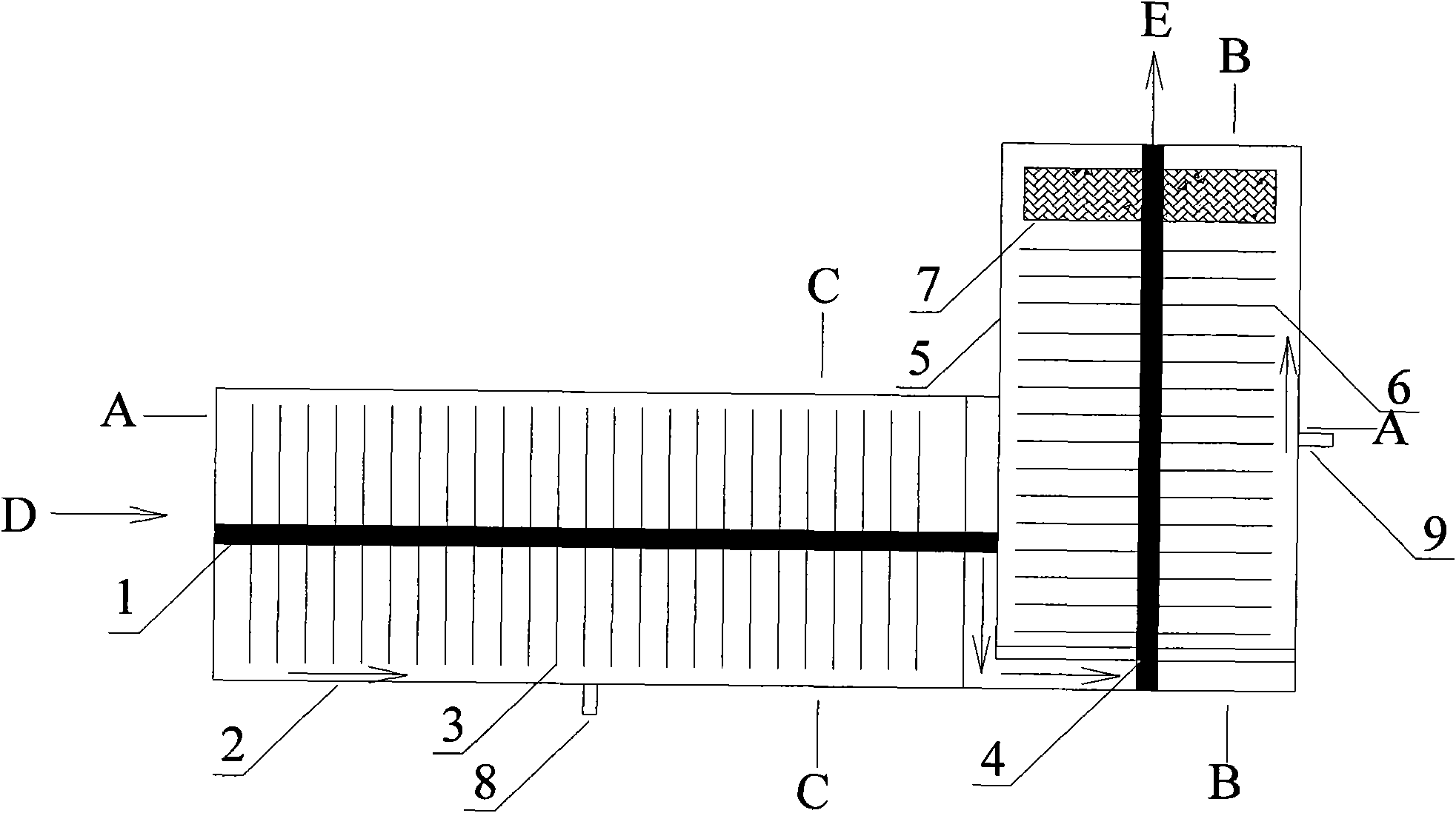 Biological rotating disk sewage treatment equipment