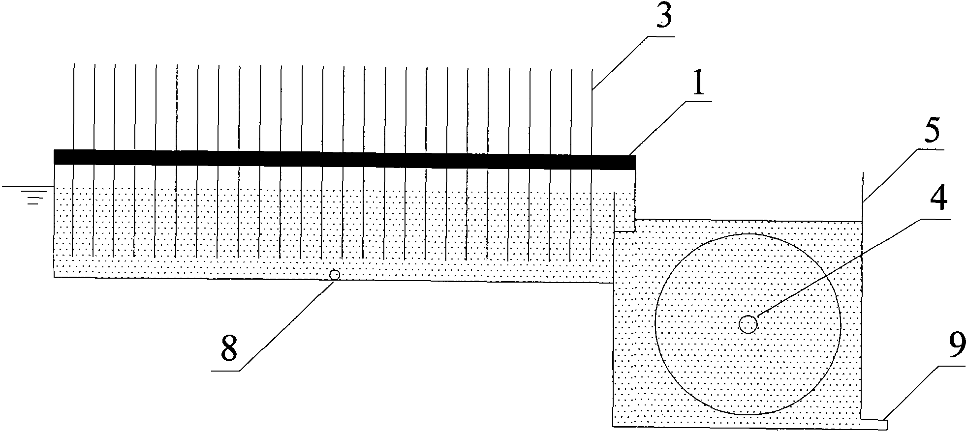 Biological rotating disk sewage treatment equipment