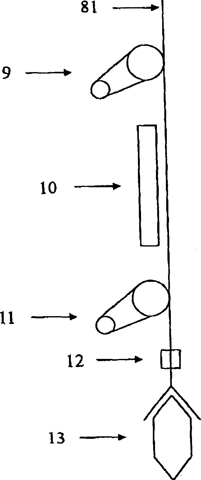 Self-crinkling composite fiber and producing method thereof