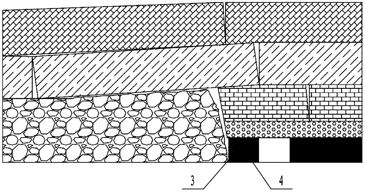 Non-blasting roof-cutting gob-side entry driving method for pier stud