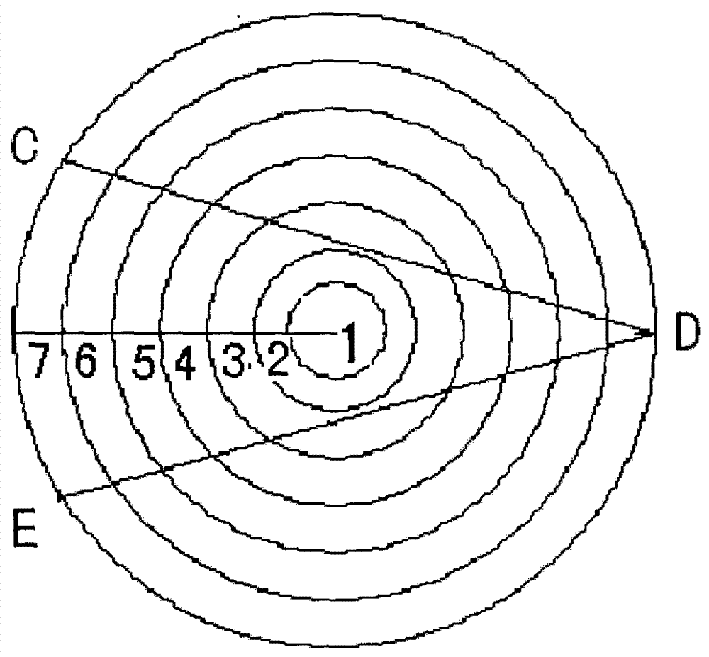 Far-sighted composite out-of-focus lens